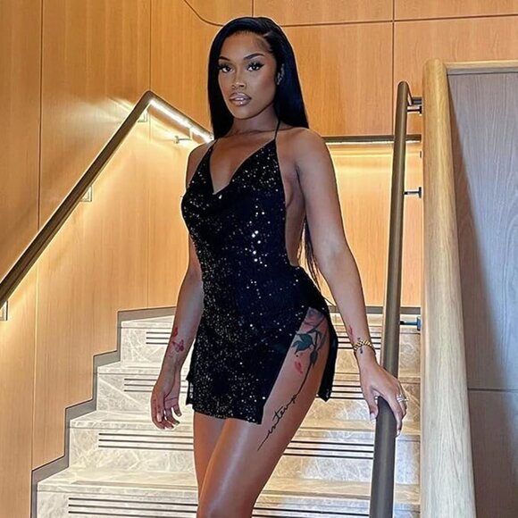 Mini Black Dress - Small - Picture 1 of 4